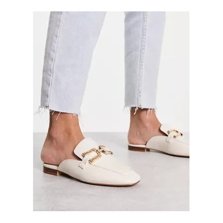 Stradivarius open back slip on loafer